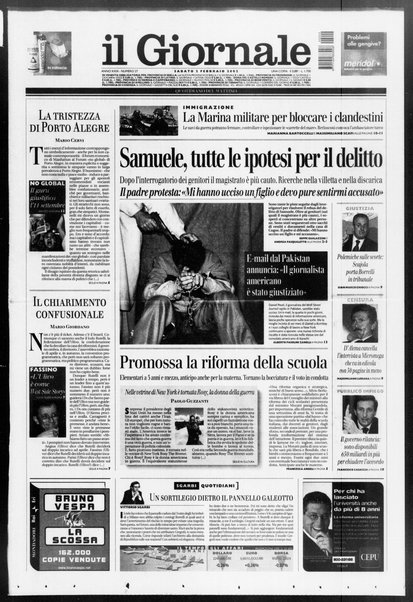 Il giornale : quotidiano del mattino